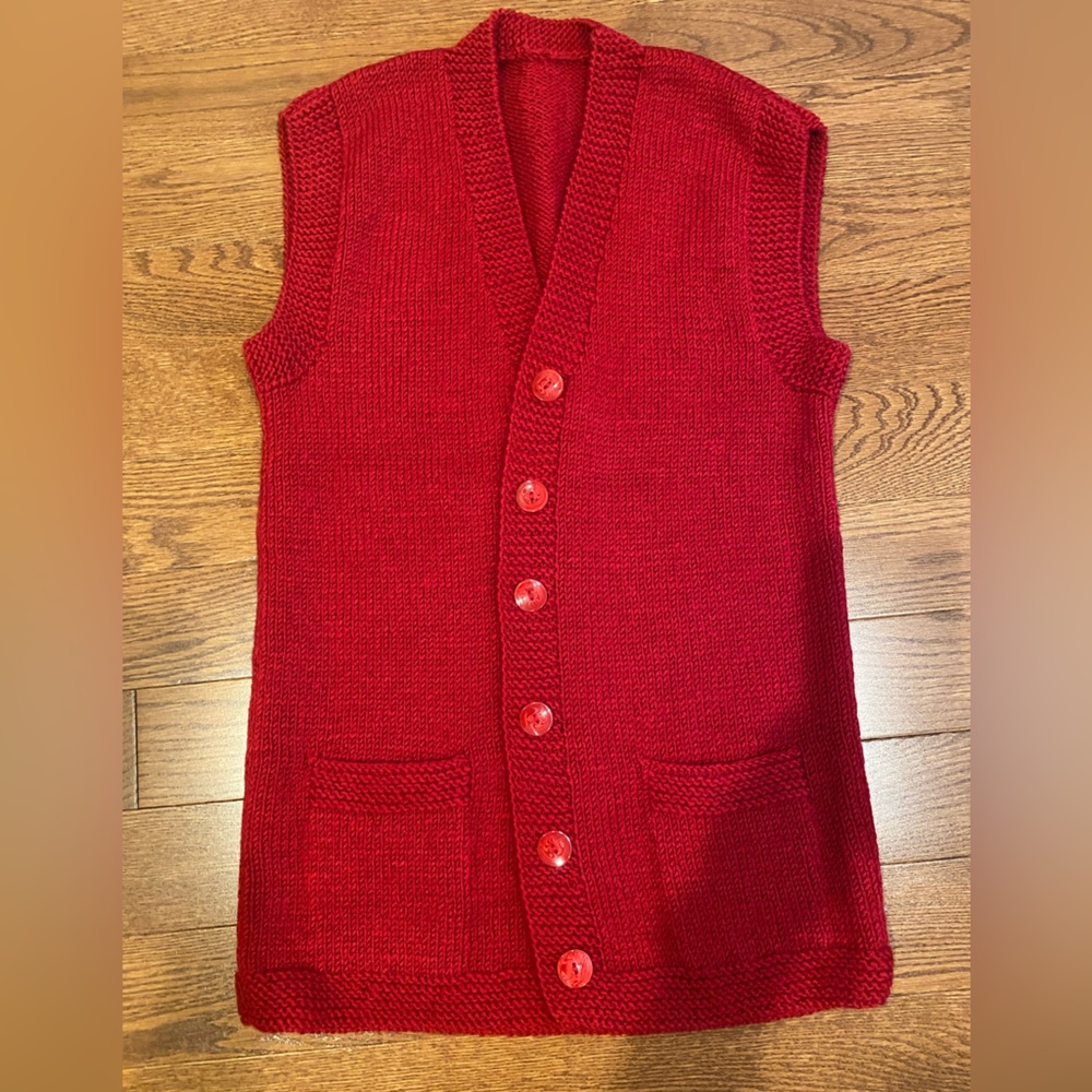 Wool handmade vest